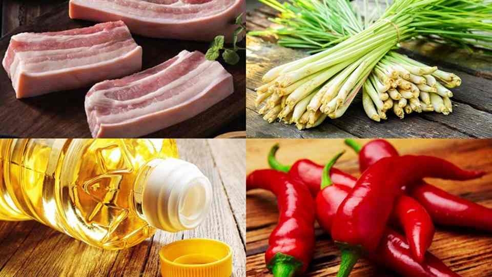 Các nguyên liệu cần chuẩn bị