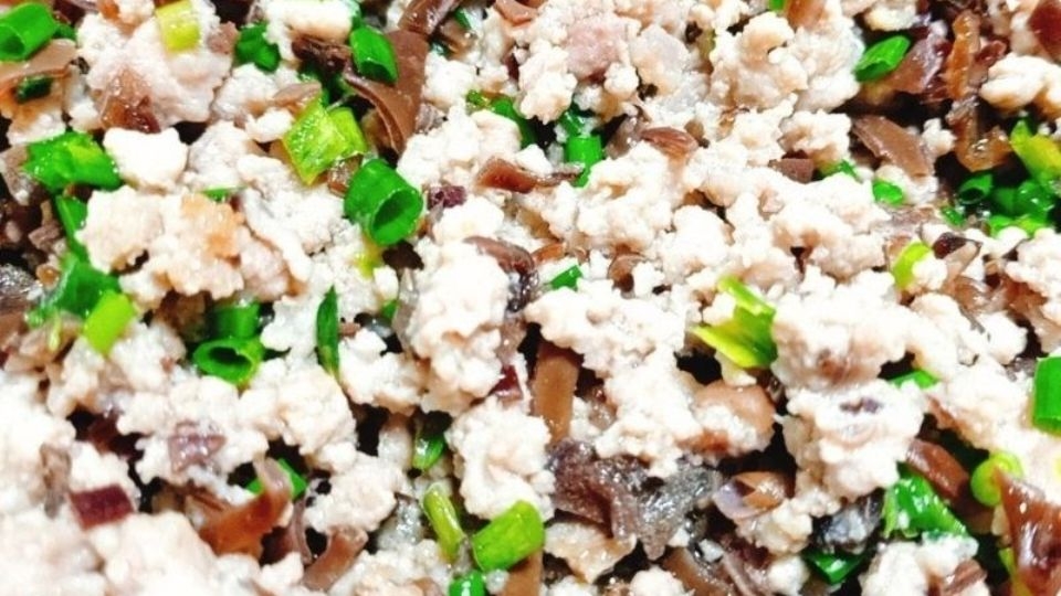 xào nhân bánh khọt