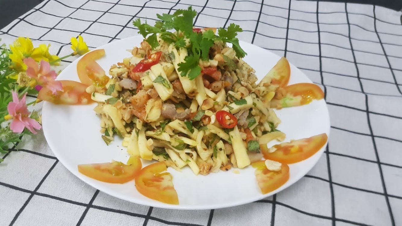 Gỏi sake tôm thịt