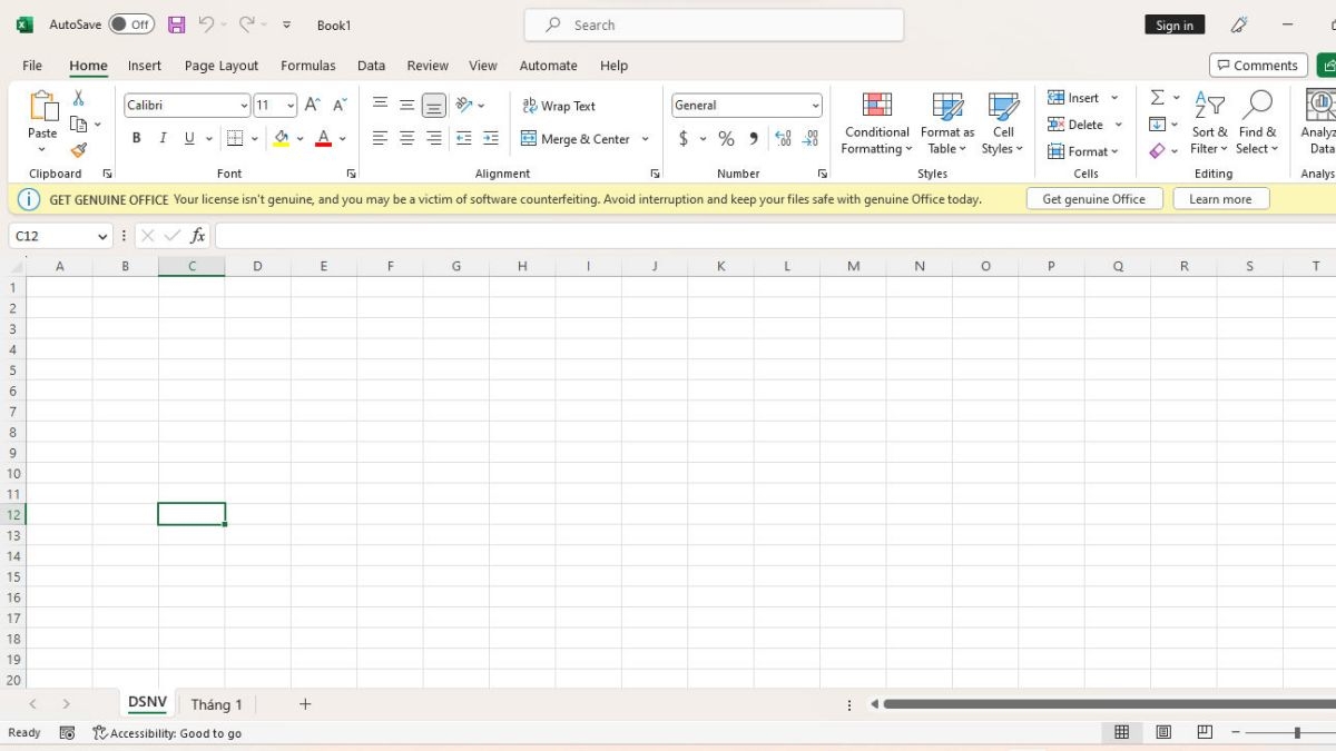 Cách tạo bảng chấm công trong excel nhanh chóng