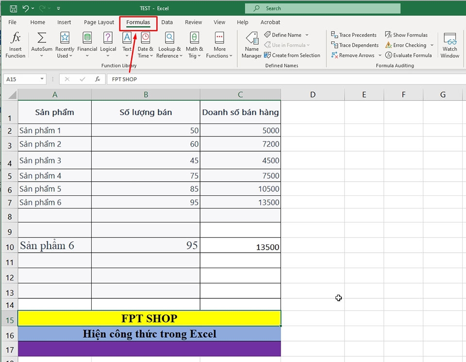 T ng h p 4 c ch hi n c ng th c trong excel ng nh t 2023