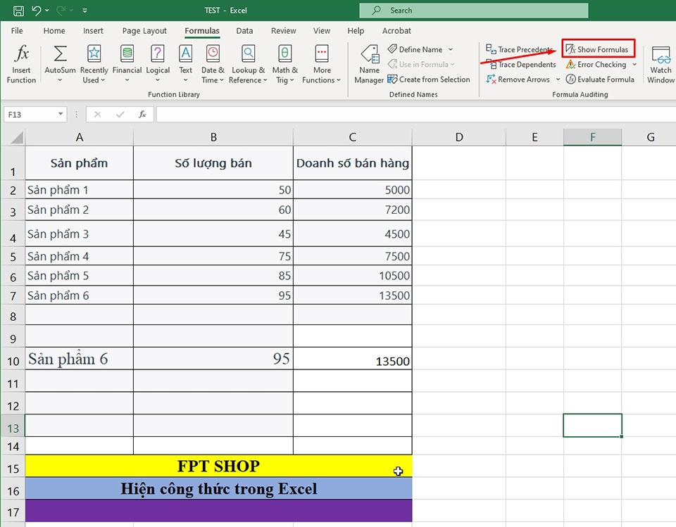 T ng h p 4 c ch hi n c ng th c trong excel ng nh t 2023