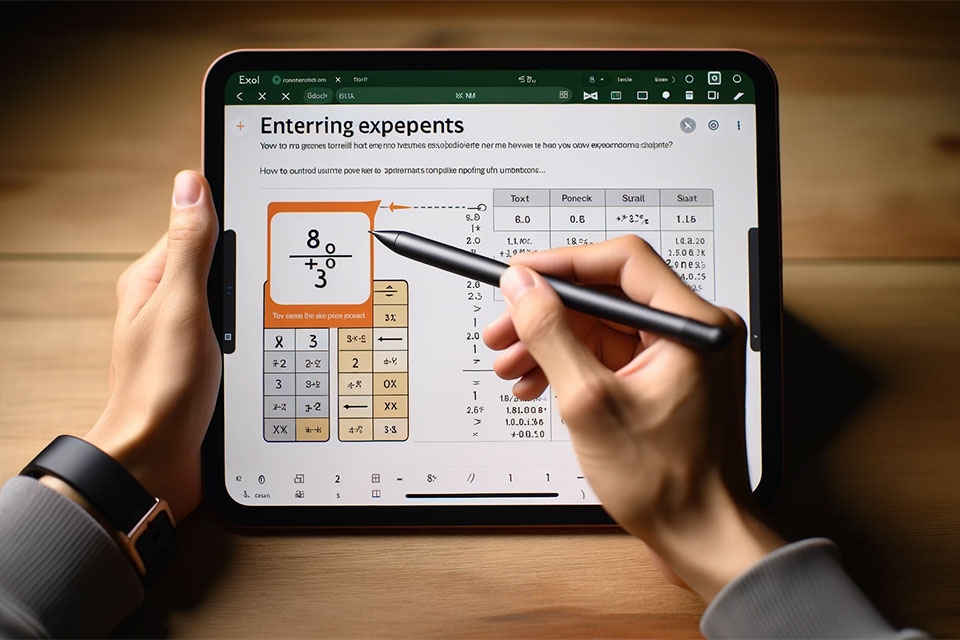 Cách viết số mũ trong Excel - Ảnh 01