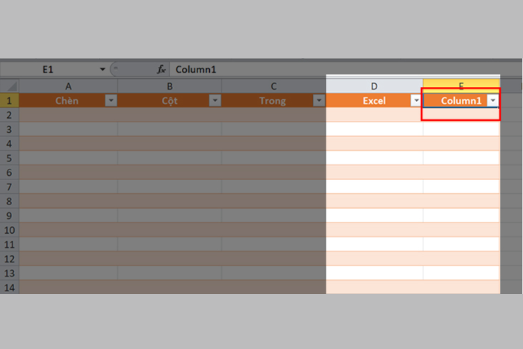 Các cách tạo cột trong Excel nhanh nhất