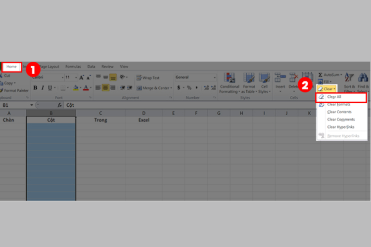 Các cách tạo cột trong Excel nhanh nhất