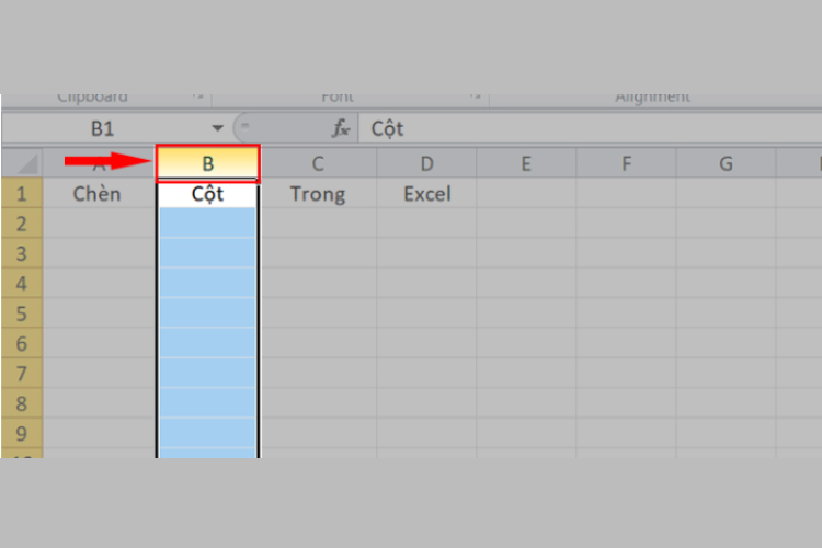 Nhấn tổ hợp phím Ctrl + Space