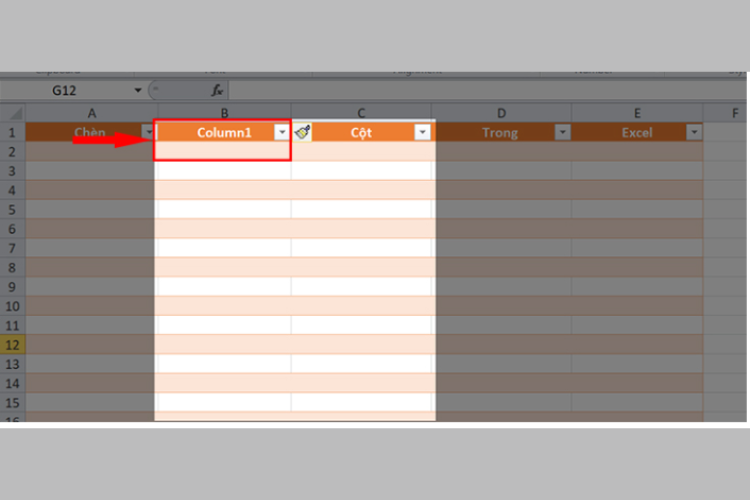 Các cách tạo cột trong Excel nhanh nhất