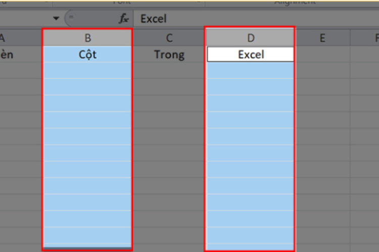 Các cách tạo cột trong Excel nhanh nhất