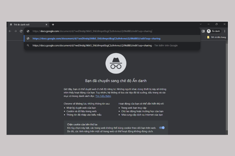 Cách ẩn danh trên Google Docs 2