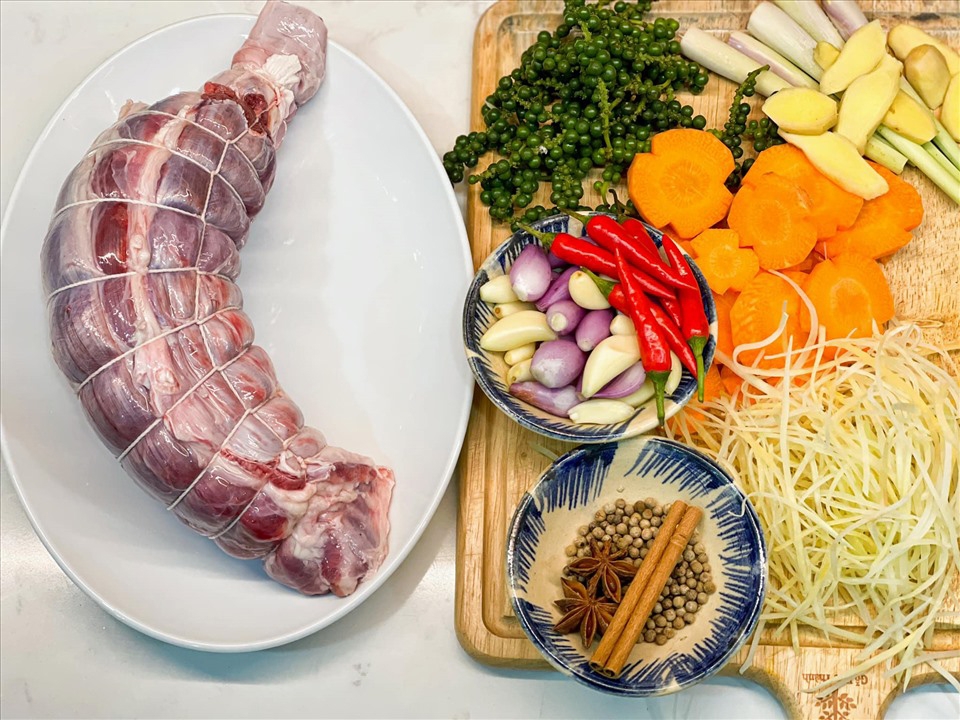 bắp bò ngâm mắm-ảnh 1