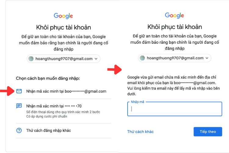 quên mật khẩu gmail 05