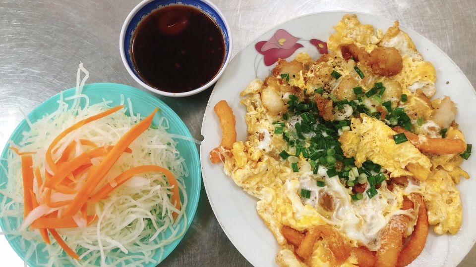 bột chiên bằng bột gạo xay