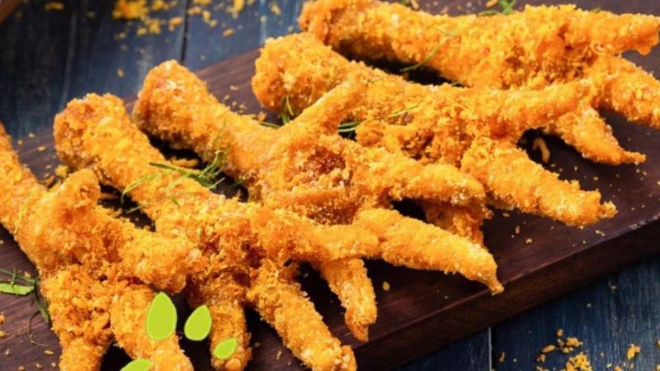 chân gà rang muối