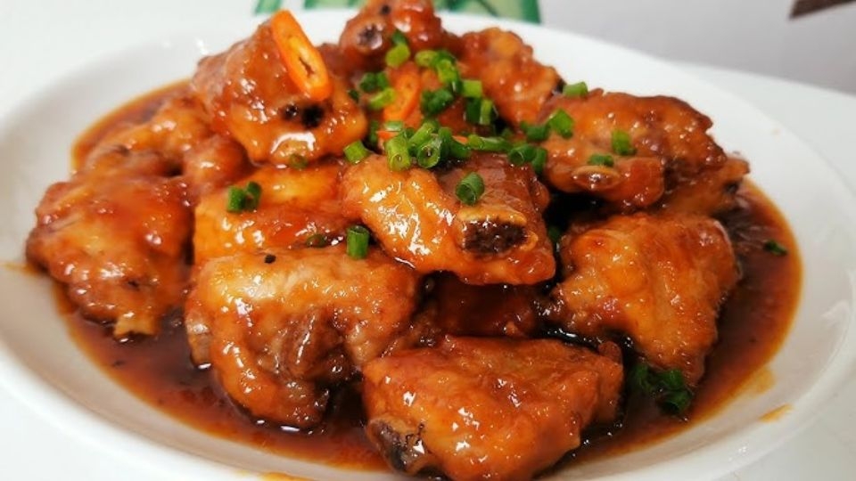 Sườn nướng sốt chanh dây