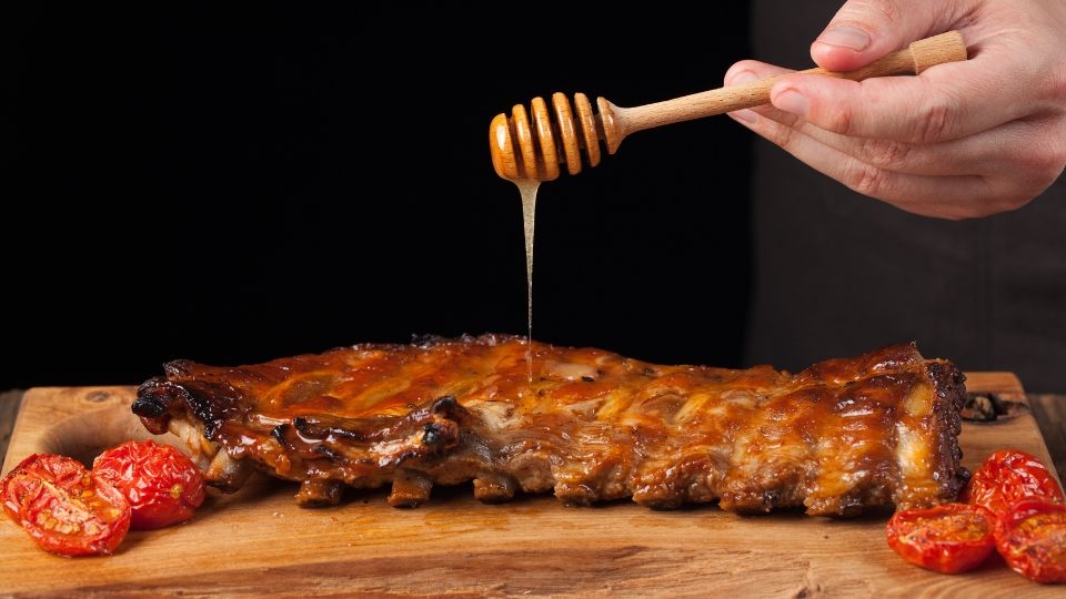 sườn nướng mật ong