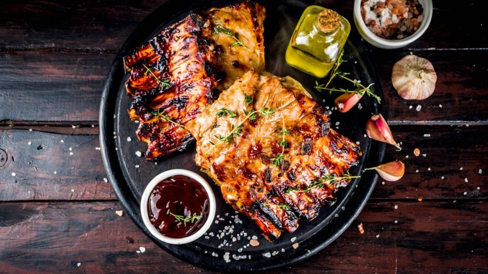 sườn nướng tảng