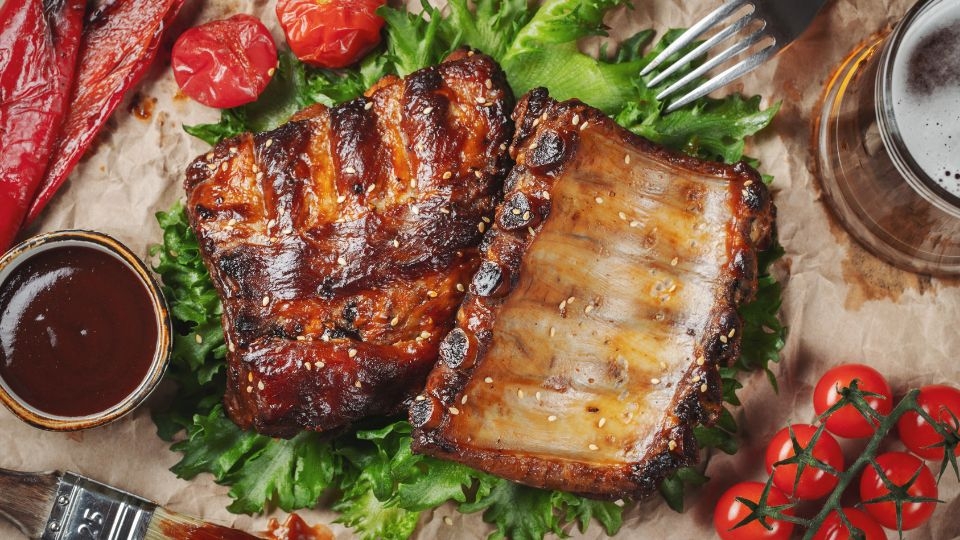 sườn nướng ngũ vị