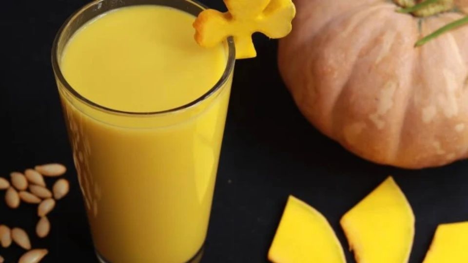 sữa bí đỏ (cách 2)