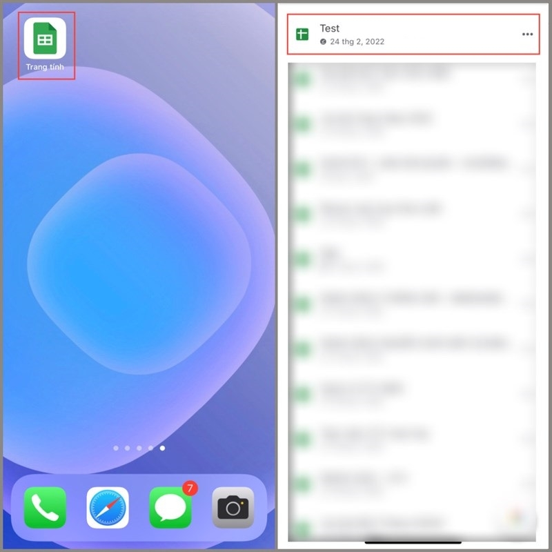 tải google sheets về điện thoại