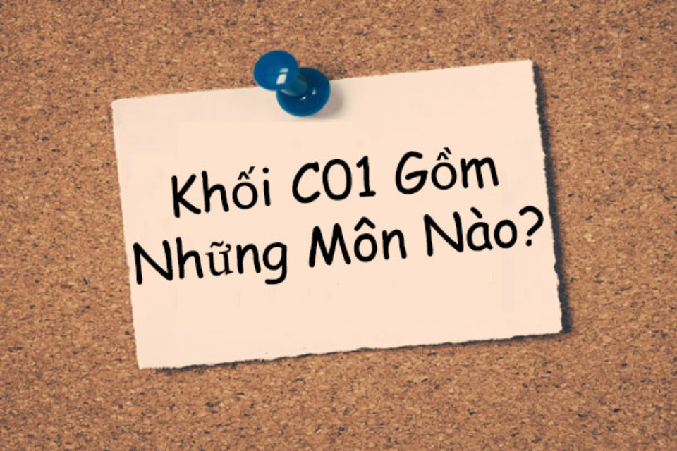 C01 gồm ba môn Toán, Ngữ văn và Vật lý