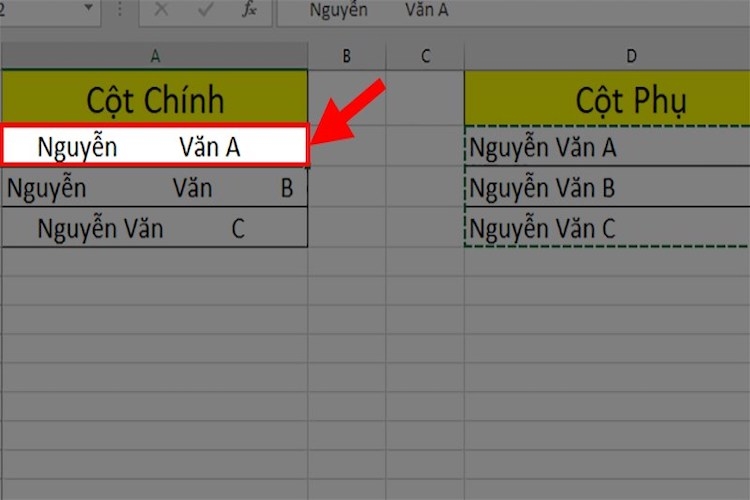 Những nguyên nhân làm xuất hiện khoảng trắng trong excel