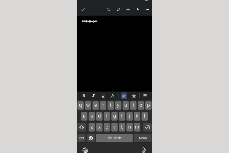 cách gạch ngang chữ trong google docs 4