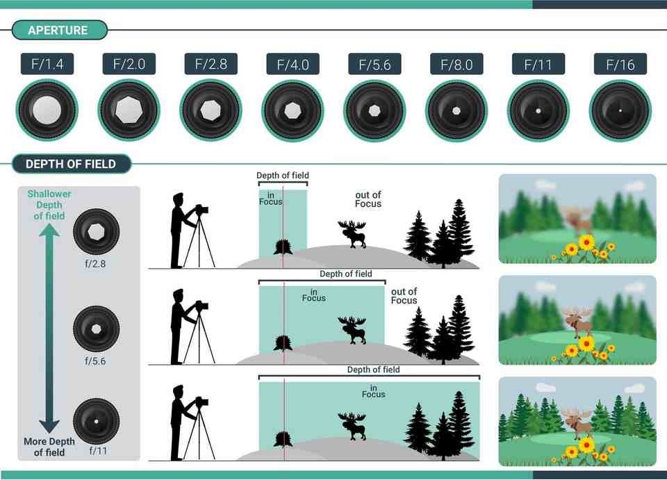 Giải thích các tác động của khẩu độ