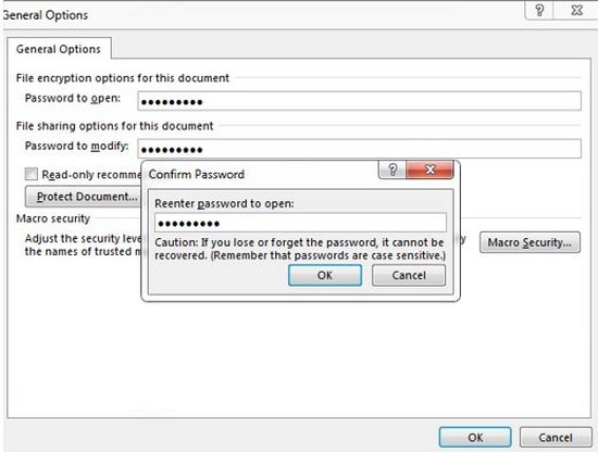 Cách đặt mật khẩu cho file Word (3)