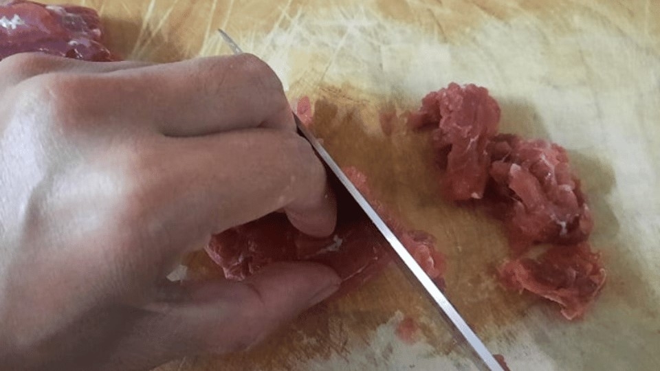 Sơ chế thịt bò