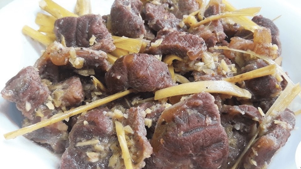 Thịt bò kho gừng