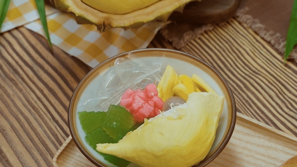 Thành phẩm món chè sầu