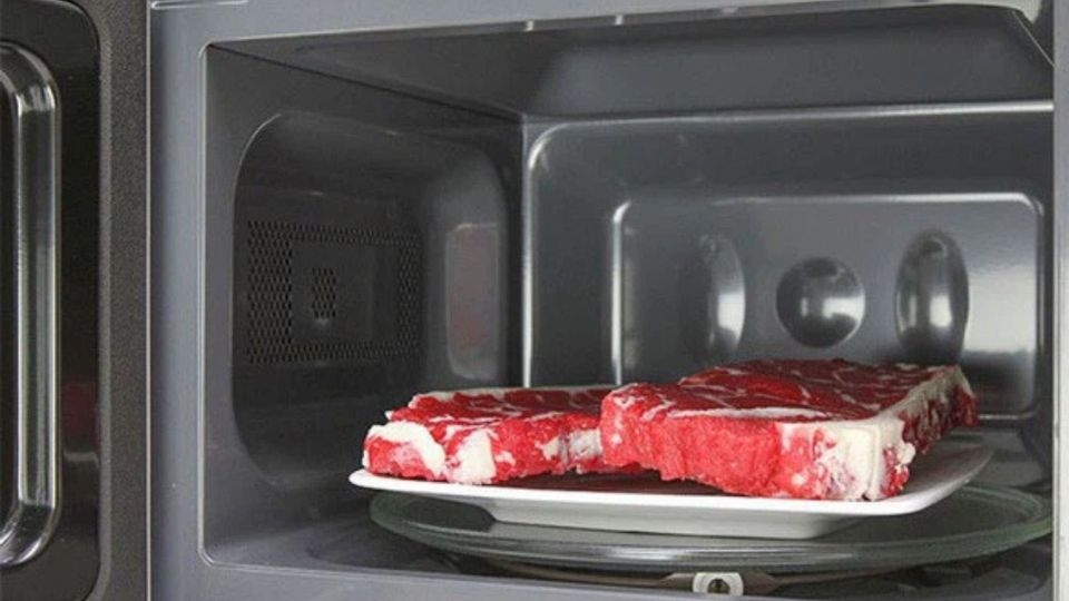 rã đông thịt bằng lò nướng