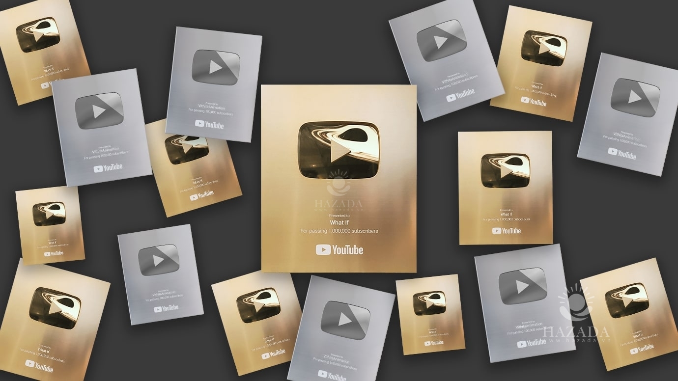 Giải thưởng nút bạc, nút vàng youtube, nút kim cương của Creators 11