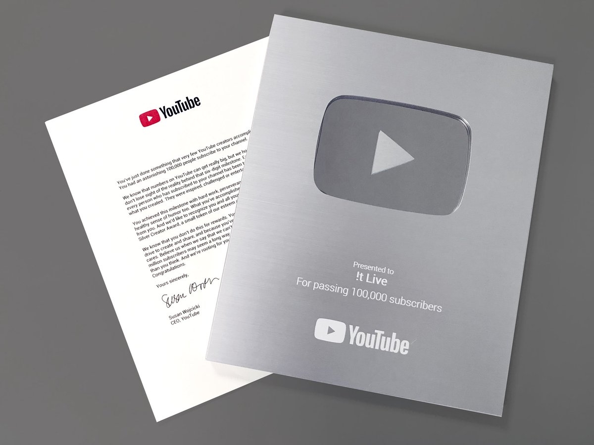 Giải thưởng nút bạc, nút vàng youtube, nút kim cương của Creators 9