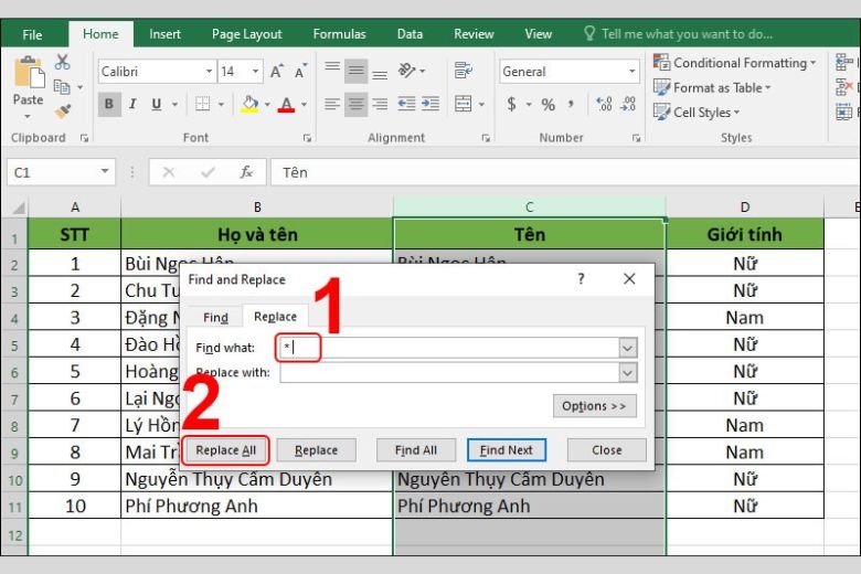 cách sắp xếp tên theo abc trong excel 2