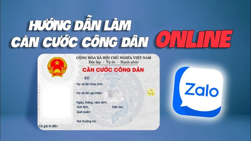 Các bước để làm căn cước công dân online qua Zalo dễ dàng