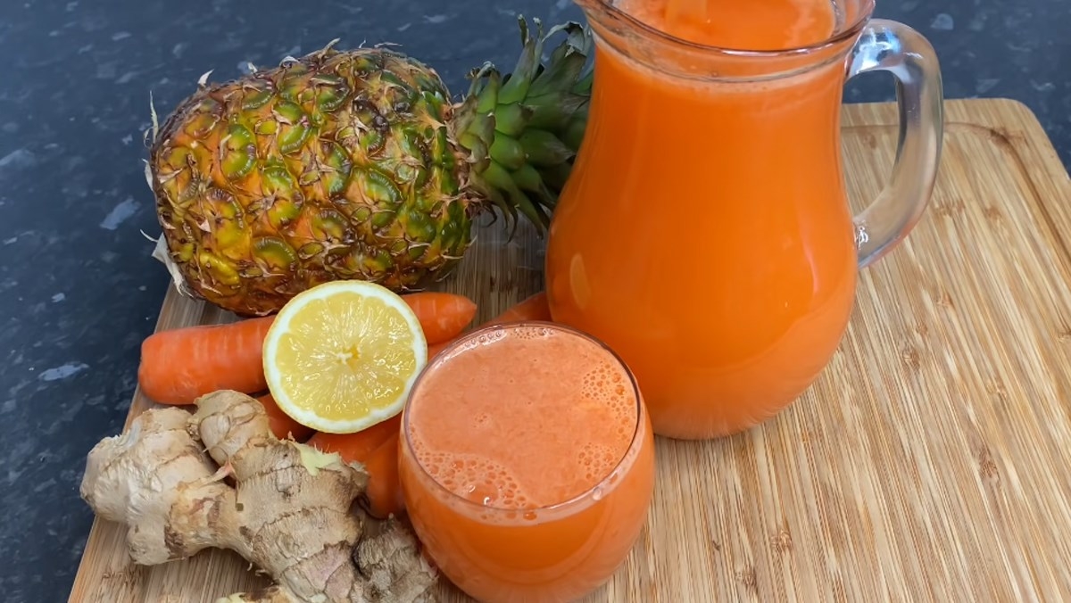 Cách làm nước ép dứa cà rốt giải nhiệt cơ thể hiệu quả ngày hè 1