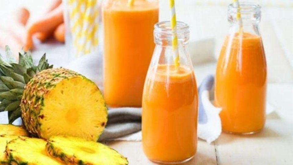 sinh tố dứa cà rốt
