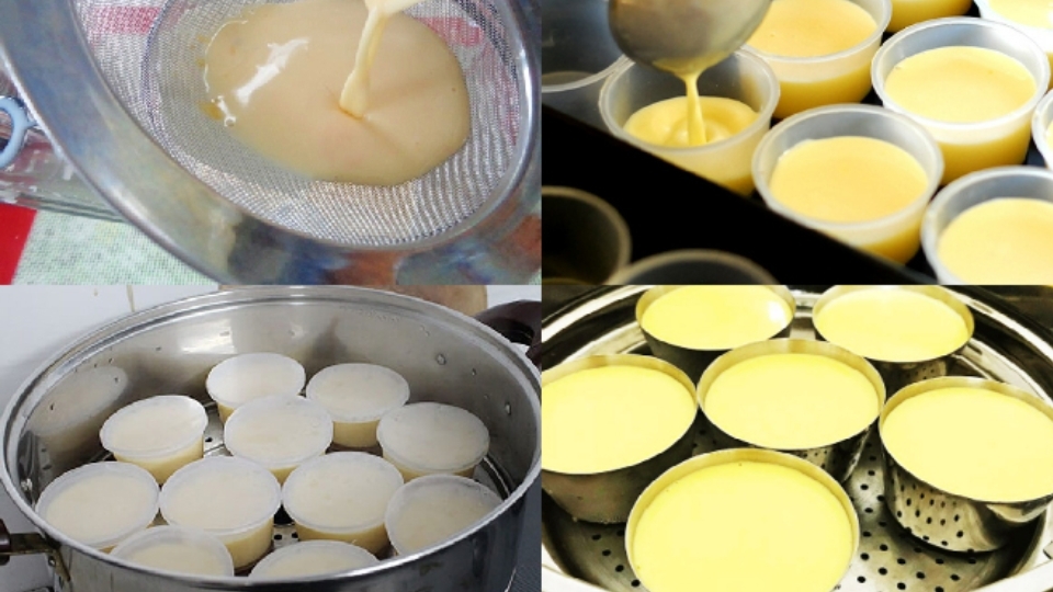 cách làm kem flan 21