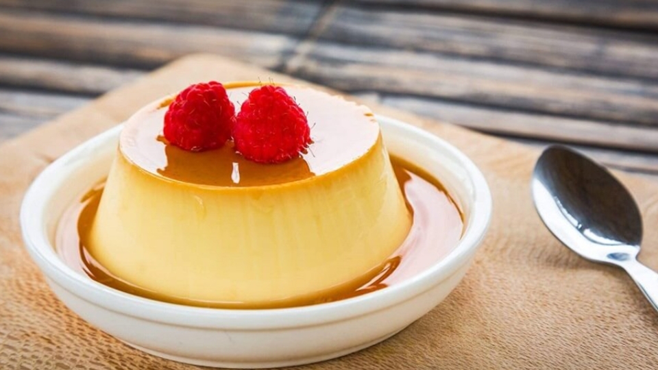 cách làm kem flan 4