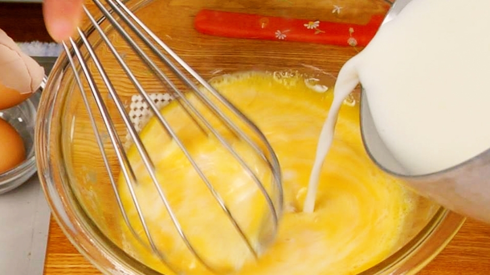 cách làm kem flan 6