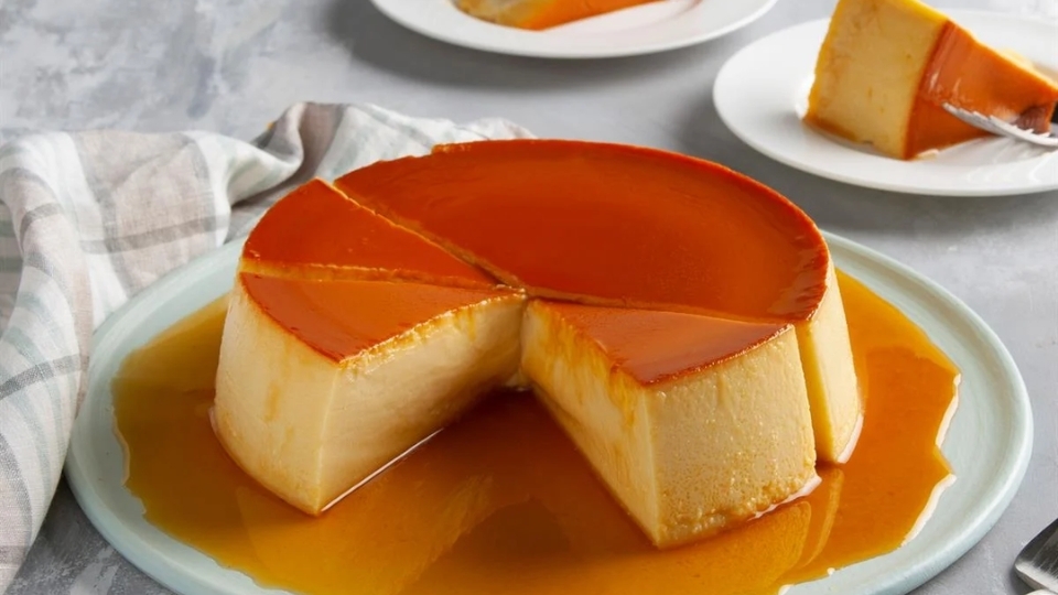 cách làm kem flan 8