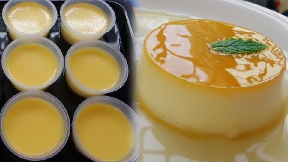cách làm kem flan 9