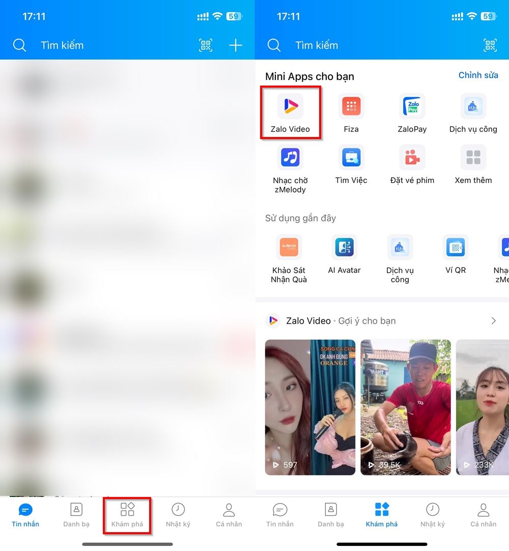 Cách xem lại Zalo Video đã lưu 1