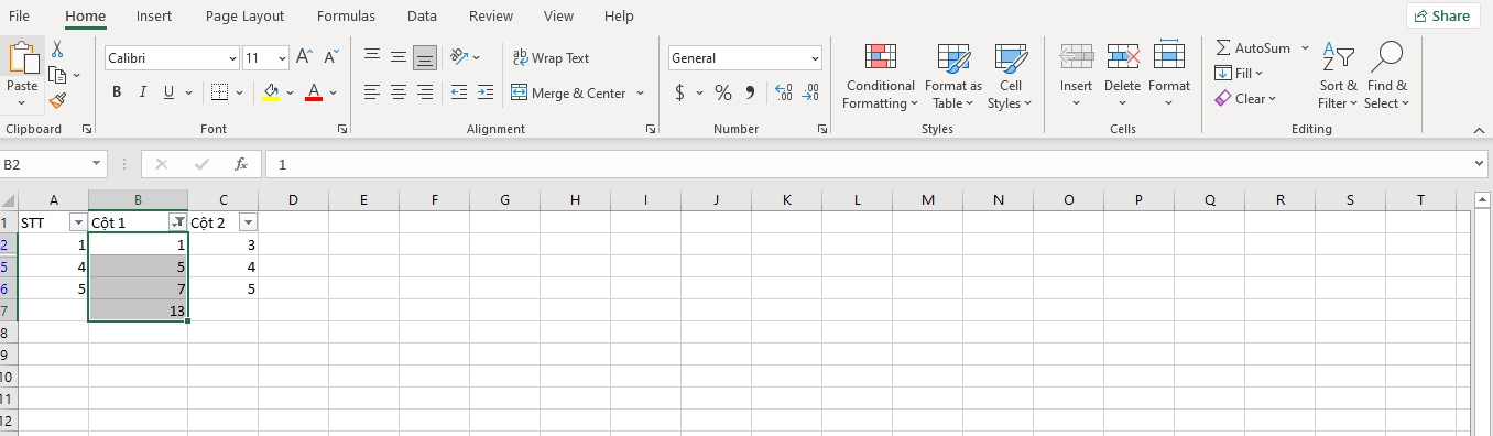 Các công thức tính tổng trong Excel đơn giản 16
