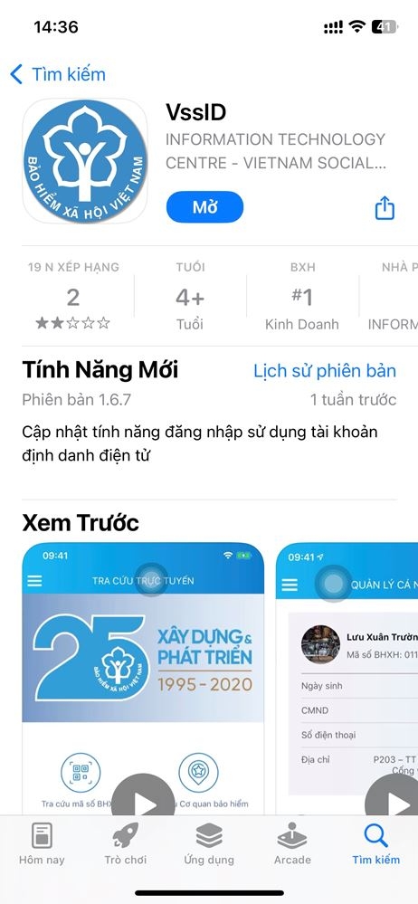Cách đăng nhập VssiD bằng tài khoản VNeID 1