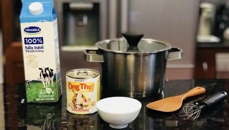 Nguyên liệu làm sữa chua uống
