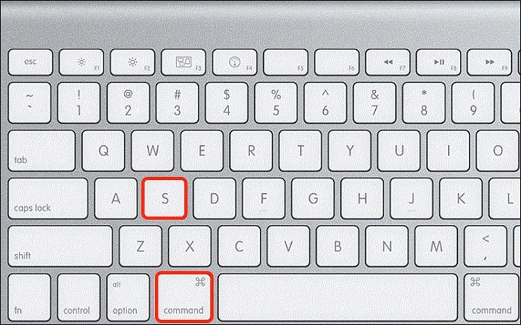 Nhấn Command S