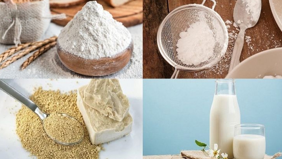 Nguyên liệu làm bánh Donut bằng nồi chiên không dầu