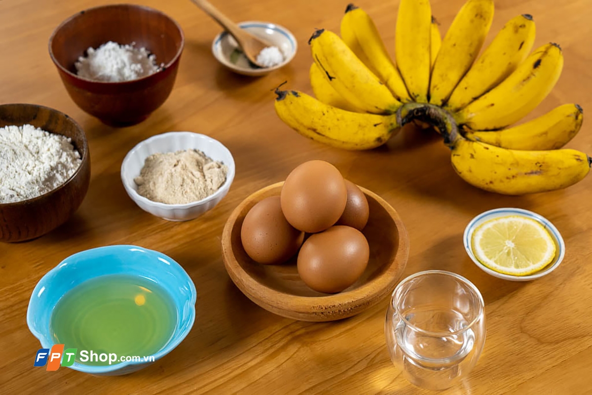 cách làm bánh chuối hấp - hình 1